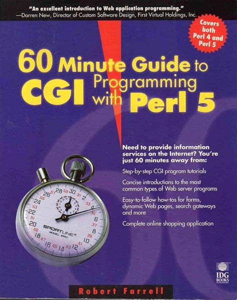 60 minute guide to cgi programming with perl 5. - Fiat panda werkstatt service handbuch 2009.
