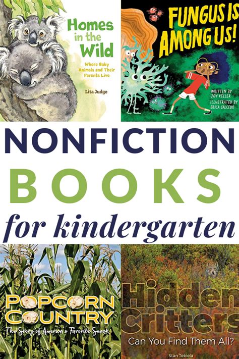 60 Nonfiction Books For Kindergarten And 1st Grade Nonfiction Books For Kindergarten - Nonfiction Books For Kindergarten