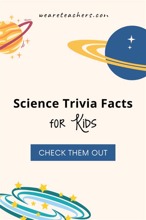 60 Science Trivia Facts To Spark Student Curiosity 6th Grade Science Facts - 6th Grade Science Facts