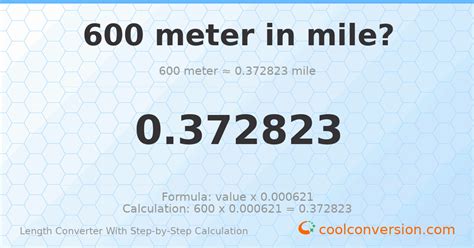 600 M To Miles