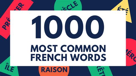 600 most common french words.  Perfect for beginners starting their French ...