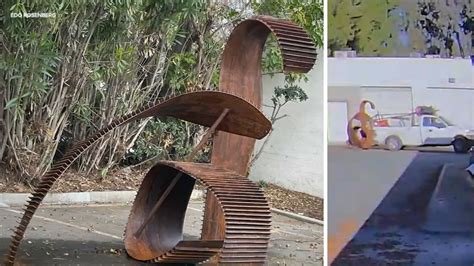 600-pound metal sculpture in San Jose gets stolen and destroyed