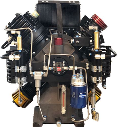 6000 psi breathing air compressor.  Used between a compressor and cascade sy...