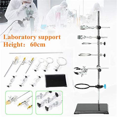 60cm Chemistry Laboratory Support with 9 clips For Holding Flask …