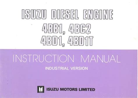Read 60Mb Book Isuzu 4Bc2 Engine Manual Winenterprise 
