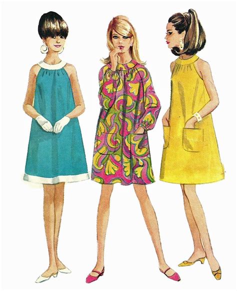 60s dress patterns Google Search Pattern fashion, Vintage outfits