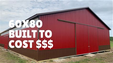 Large garage pole barn kits can range between $36,000-$88,000. Customized features and add-ons will decide the exact price. Get A Free Quote! What Do Garage Pole Barns Look Like on the Inside? What your garage pole barn looks like on the inside will depend on the size of your building and the features you want to include.. 
