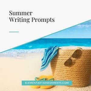 61 Delightful Summer Writing Prompts For Students Elementary Summer Writing Prompt - Summer Writing Prompt