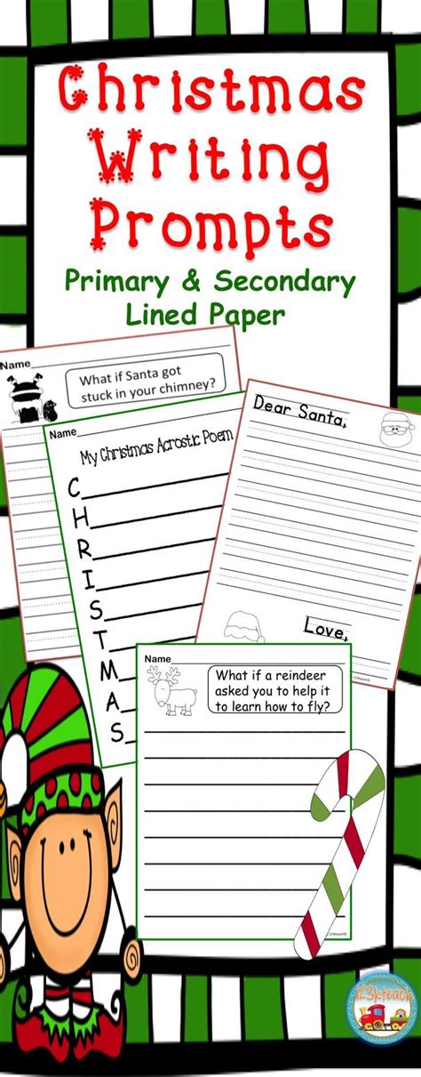 61 Great Christmas Writing Prompts Elementary Assessments Christmas Writing Prompts For 3rd Grade - Christmas Writing Prompts For 3rd Grade
