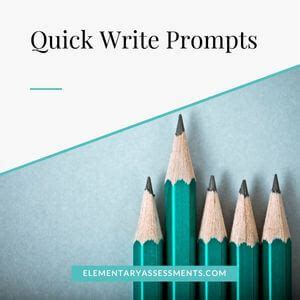 61 Great Quick Write Prompts For Students Elementary 5th Grade Quick Write Prompts - 5th Grade Quick Write Prompts