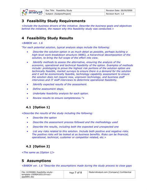 61594881 feasibilitystudytemplate