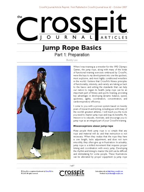 62 07 Jump Rope Basics