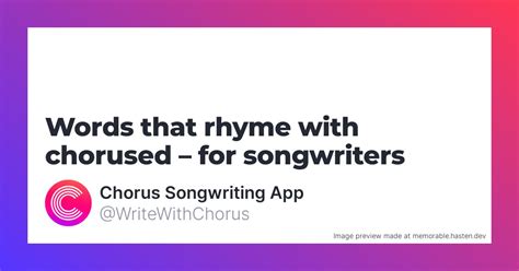 62 Words that rhyme with saintly for Songwriters - Chorus …