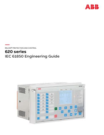 620 Series 20 IEC 61850 Conformance 1MRS215992a
