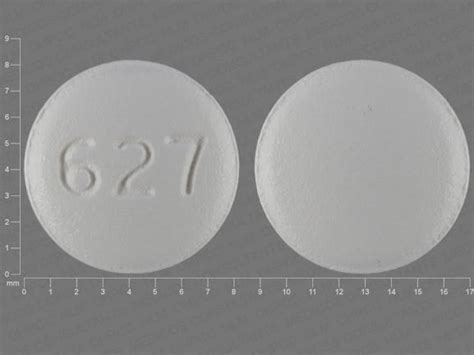 627 pill. Pill with imprint AN 627 is White, Round and has been identified as Tramadol Hydrochloride 50 mg. It is supplied by Amneal Pharmaceuticals. Tramadol is used in the treatment of Back Pain; Chronic Pain; Pain and belongs to the drug class Opioids (narcotic analgesics) . Risk cannot be ruled out during pregnancy. 