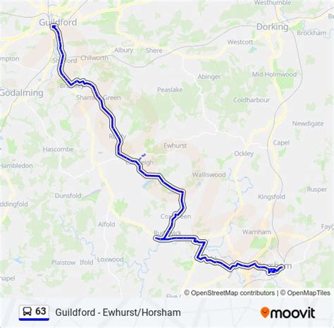 63 - Guildford - Ewhurst/Horsham