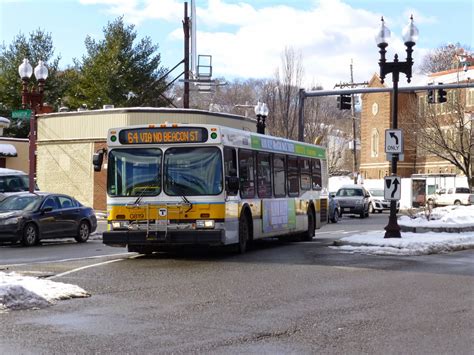 MBTA bus route 64 stops and schedules, including maps, real-time upda