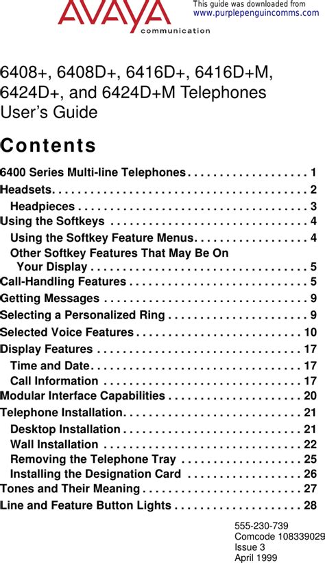 Full Download 6416D M User Guide 