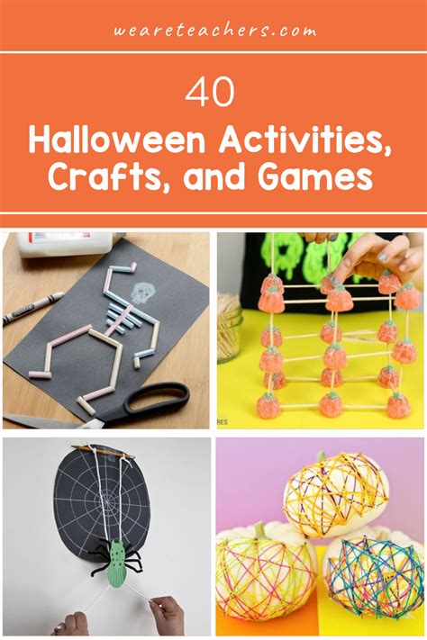 66 Frightfully Fun Halloween Activities Crafts And Games Halloween Activities For First Graders - Halloween Activities For First Graders