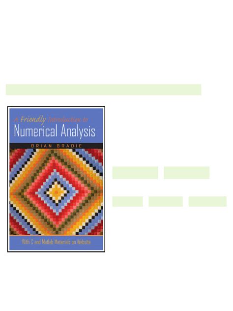 66mb File Numerical Analysis Brian Bradie Solutions