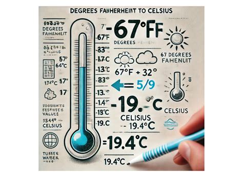 67 F To Celsius
