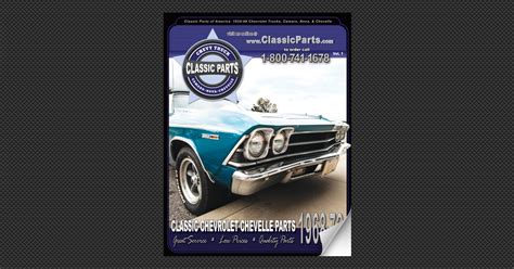 68 Chevelle Parts Catalog