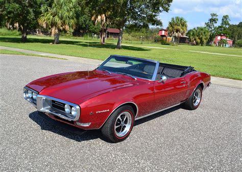 1968 Pontiac Firebird Convertible. 600 mi 8 Cylinder. $ 64,500. or $835/mo. Private Seller Click for Phone ›. Winchester, TN 37398. 1,919 miles away. 1 2. Classics on Autotrader is your one-stop shop for the best classic cars, muscle cars, project cars, exotics, hot rods, classic trucks, and old cars for sale.. 