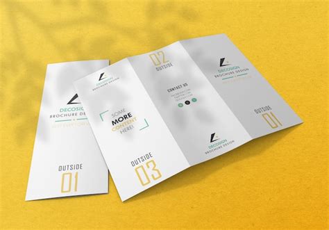 69+Premium and Free PSD TriFold & BiFold Brochures Templates for