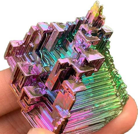 69g Rainbow Bismuth Ore Pyramid Quartz Crystal Mineral …