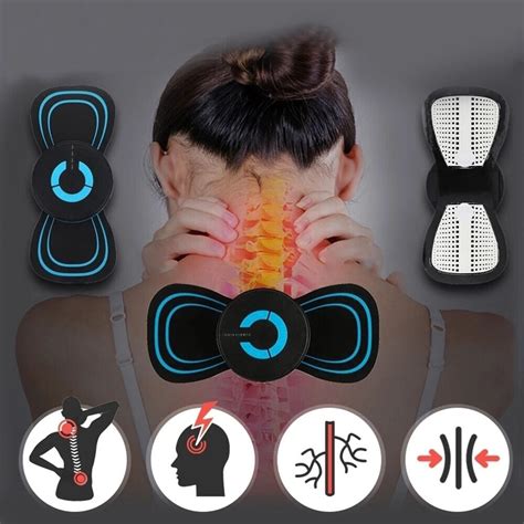 6Modes USB Electric Neck Tens Unit Cervical Vertebra Massager …