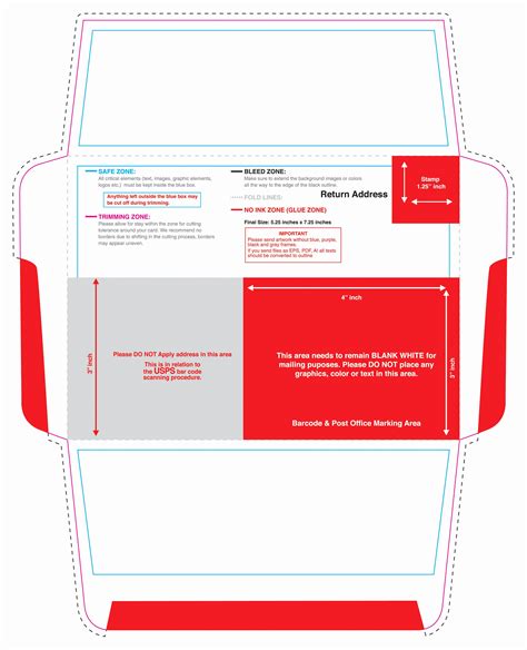6X9 Envelopes Template Database