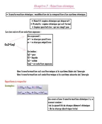 6equilibre Chimique