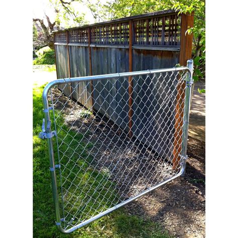 6ft chain link gate. Multiple Sizes Available. 3-ft H x 50-ft L 9-Gauge Vinyl Coated Steel Chain Link Fence Fabric with Mesh Size 2-in. 10-1/2-ft W 17-Gauge Vinyl Coated Steel Chain Link Fence Rail. Fit-Right. Fit Right 4-ft H x 6-ft W Black Metal Walk-thru Chain Link Fence Gate Kit with Mesh Size 2-in. 6-ft H 16-Gauge Black Steel Line Chain Link Fence Post. 