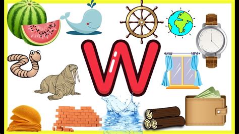6oo Objects That Start With W For Kids Objects That Start With W - Objects That Start With W