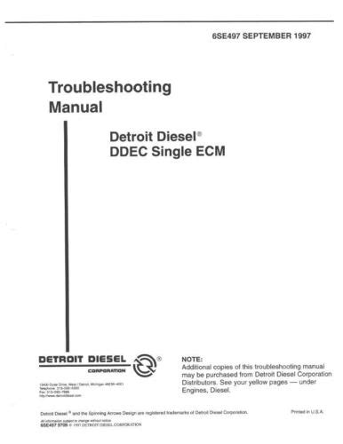 Download 6Se497 Ecm Troubleshooting Guide 