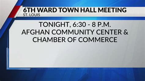 6th Ward town hall meeting on public safety taking place tonight