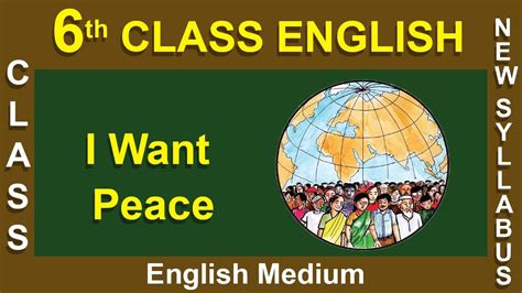 6th Class English English Medium Peace And Harmony Peace And Harmony Lesson - Peace And Harmony Lesson