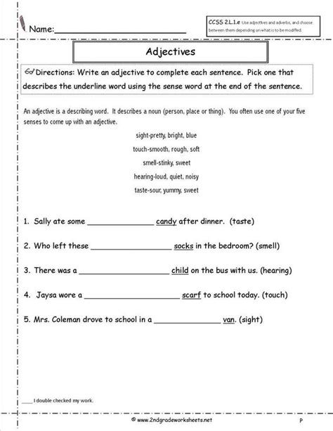 6th Grade Adjectives Abeka Printable Worksheets Adjectives Worksheets For 6th Grade - Adjectives Worksheets For 6th Grade
