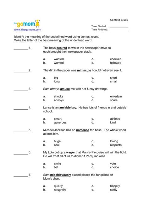 6th Grade Context Clues 556 Plays Quizizz Context Clues Worksheets 6th Grade - Context Clues Worksheets 6th Grade