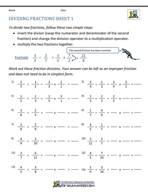 6th Grade Dividing Fractions By Fractions Teachhub Dividing Fractions Lesson Plan - Dividing Fractions Lesson Plan