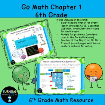 6th grade go math chapter 1. 1 Learn sixth grade math&mdash;ratios, exponents, long division,...
