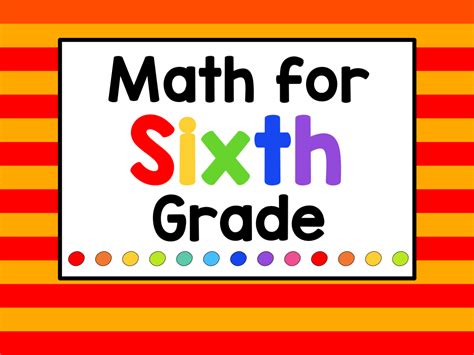  6th Grade Math Centers - 6th Grade Math Centers