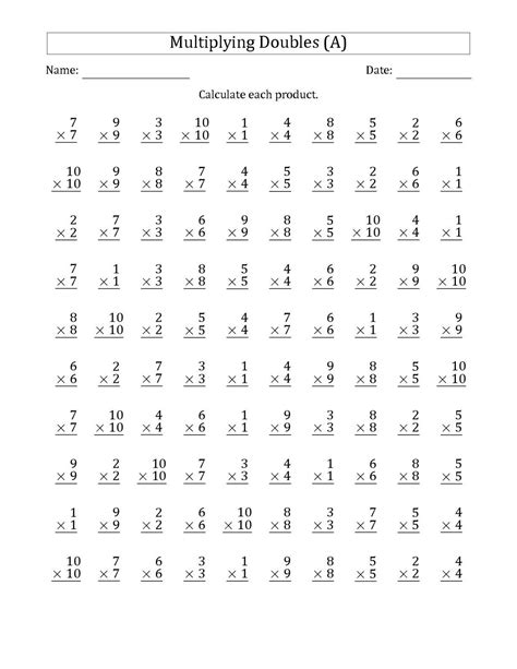 6th Grade Math Multiplication Printable Worksheets 8211 9th Grade Math Worksheet Generator - 9th Grade Math Worksheet Generator