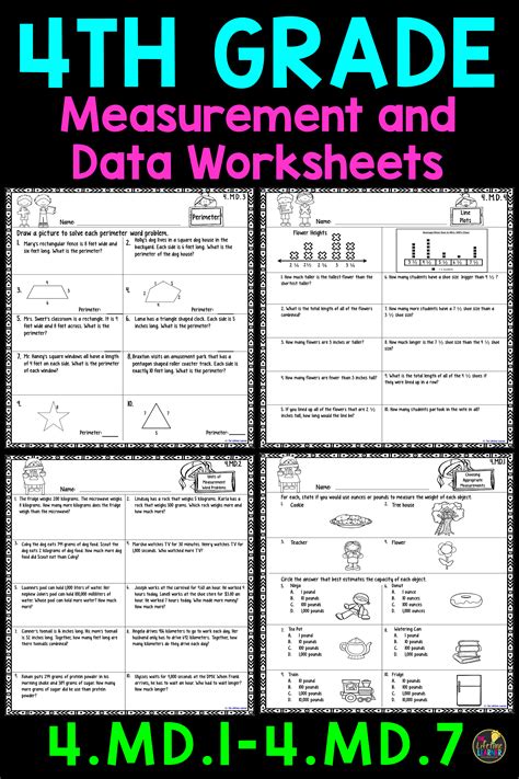 6th Grade Measurement Amp Data Worksheets Printable Pdf 6th Grade Measurement Worksheet Packet - 6th Grade Measurement Worksheet Packet