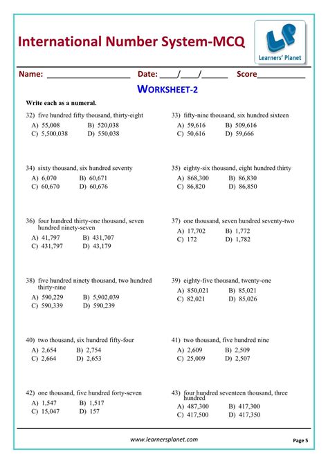 6th Grade Number System Worksheet Practice Set Tpt The Number System Worksheet Answer Key - The Number System Worksheet Answer Key