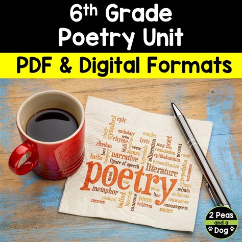 6th Grade Poetry Unit 2 Peas And A 6th Grade Poetry Units - 6th Grade Poetry Units
