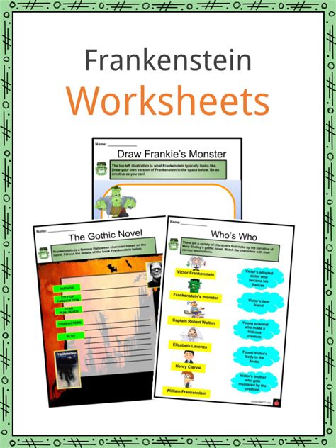 6th Grade Prometheus Worksheet   Frankenstein Unit Digital Resources The Best Of - 6th Grade Prometheus Worksheet