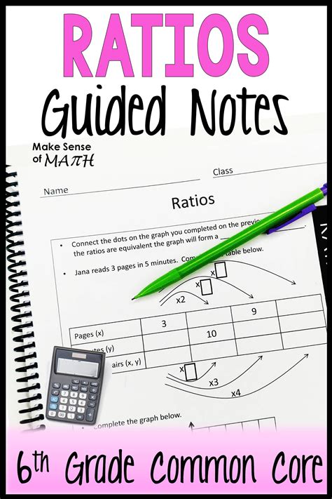 6th Grade Ratio Tables   Lesson 5 Homework Practice Graph Ratio Tables Name - 6th Grade Ratio Tables