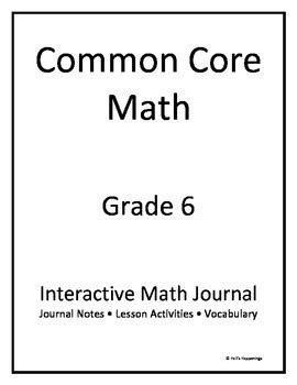 Download 6Th Grade Math Journal Pages 