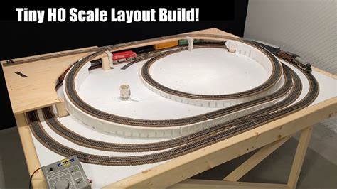 6x4 model railway layouts.  Tiny HO Train Layout Build - 4x6 Model Railroad ...